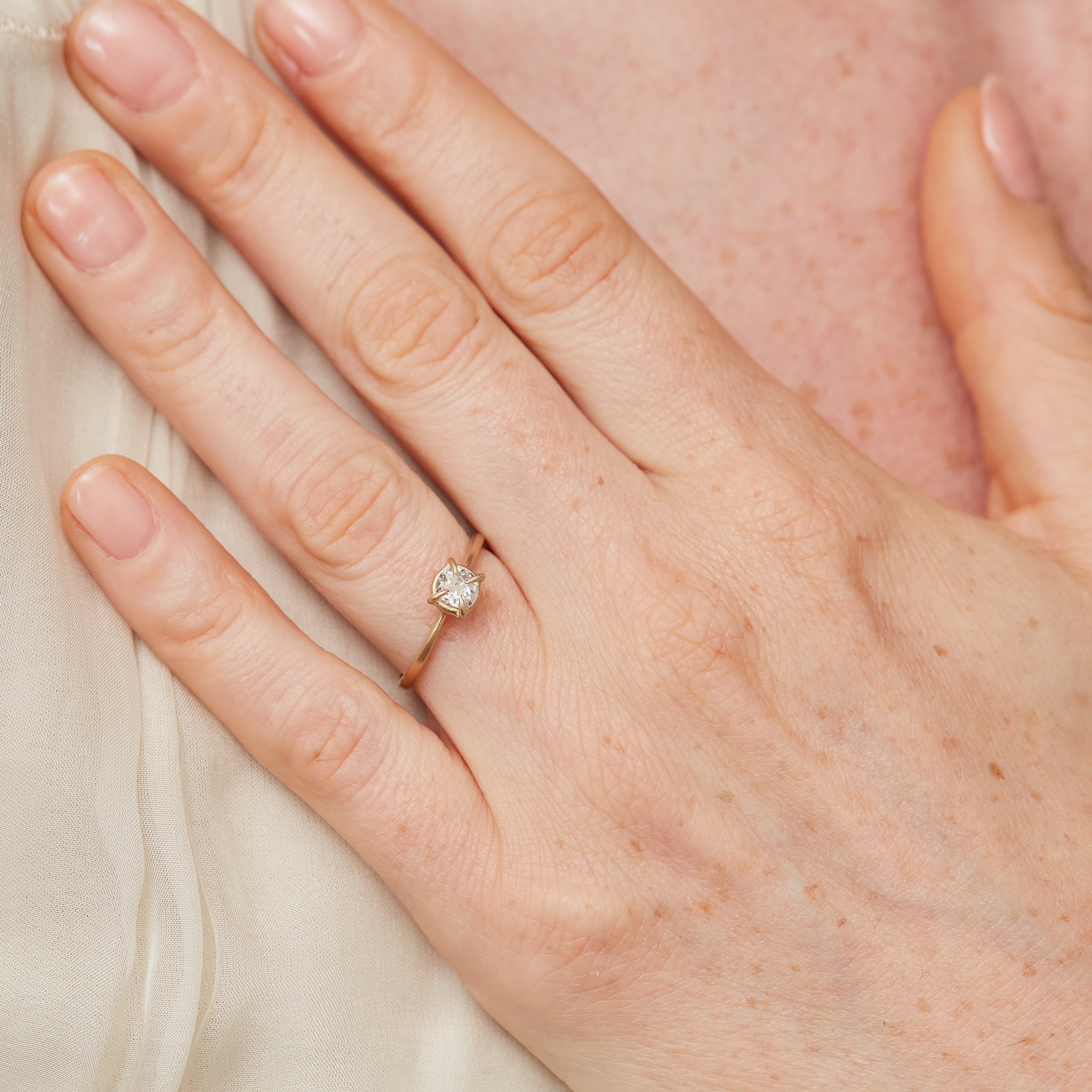 Vega Diamond Vanity Ring