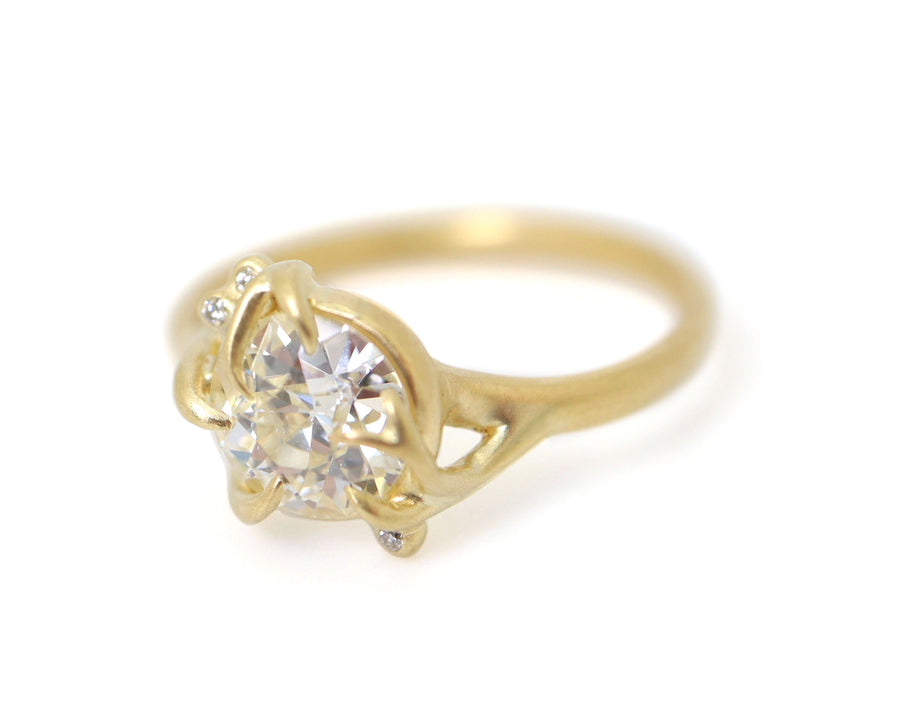 Columba Diamond Branch Waiting Ring-Hannah Blount Jewelry