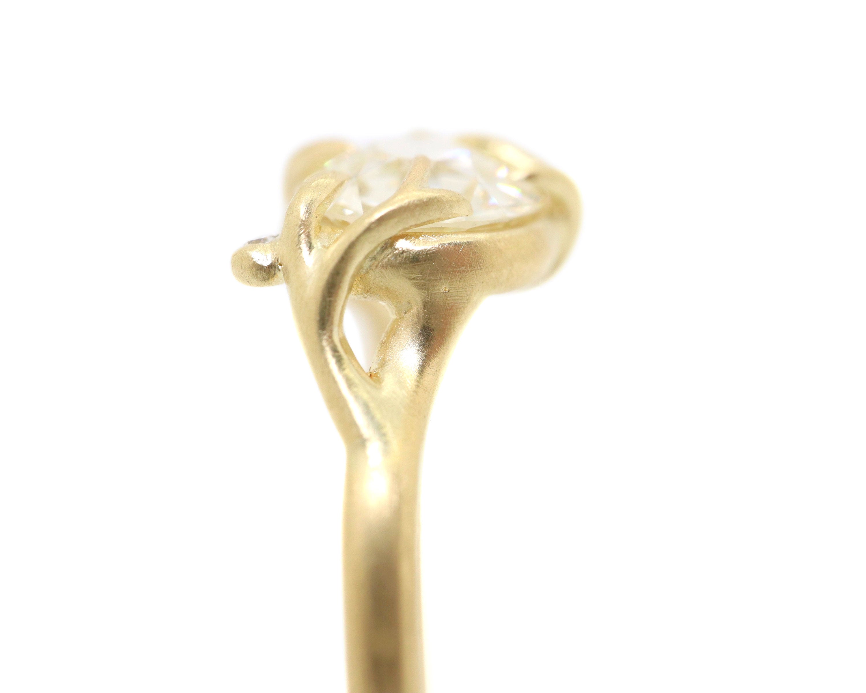 Columba Diamond Branch Waiting Ring-Hannah Blount Jewelry