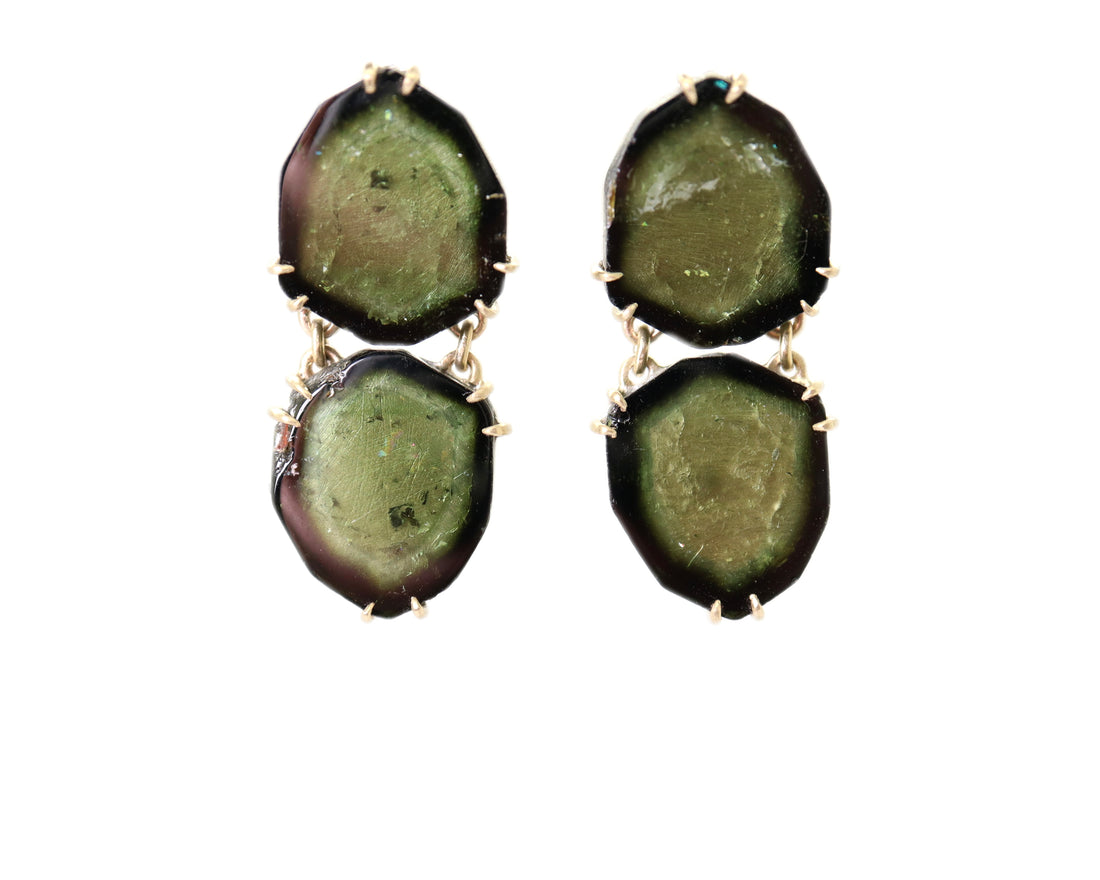 Juniper Wings Indicolite Vanity Earrings