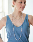 Herkimer Crystal Knotted Ruthie B. Necklace