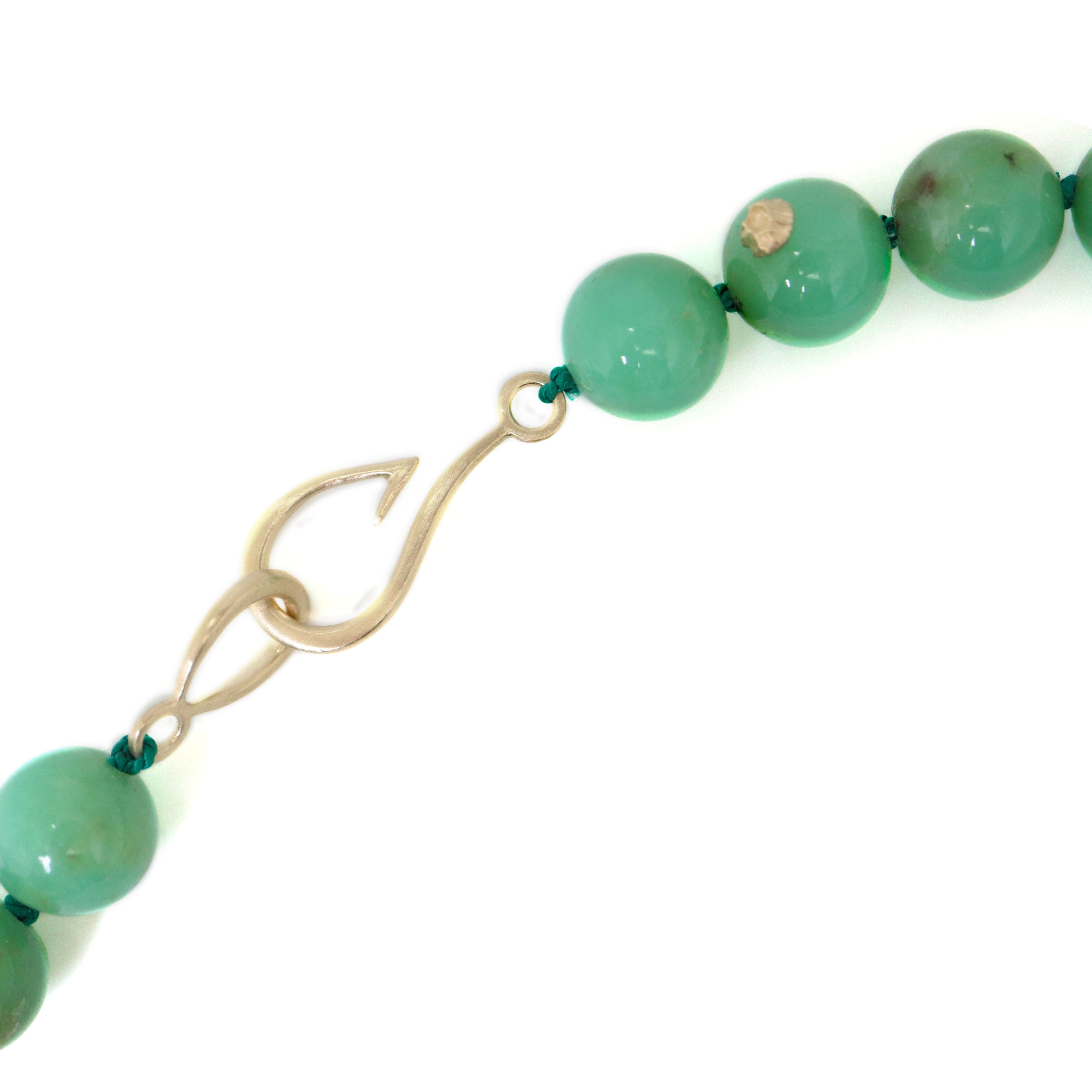 Chrysoprase Buoy Ruthie B. Necklace