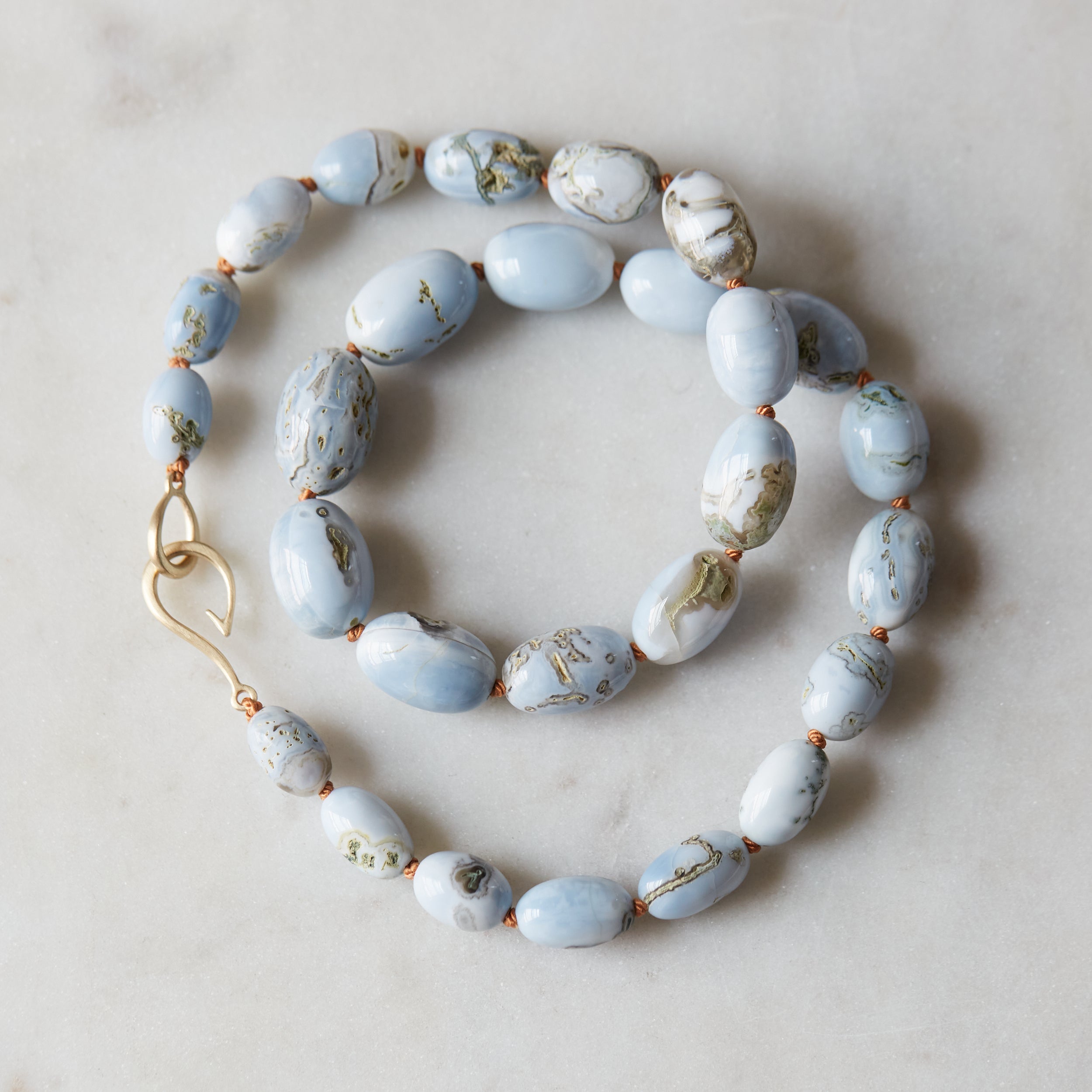 Night Shining Cloud Opal Ruthie B. Necklace