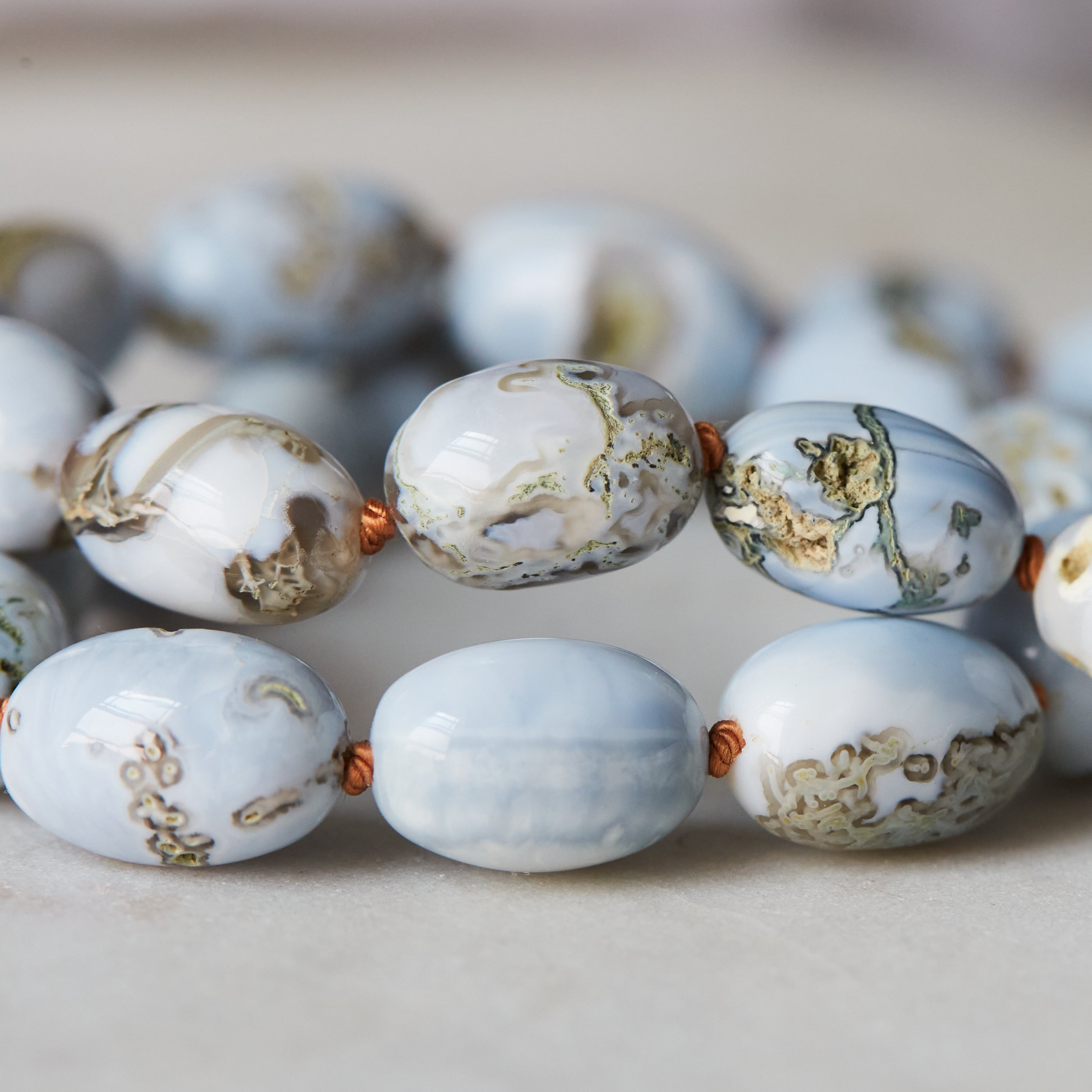 Night Shining Cloud Opal Ruthie B. Necklace