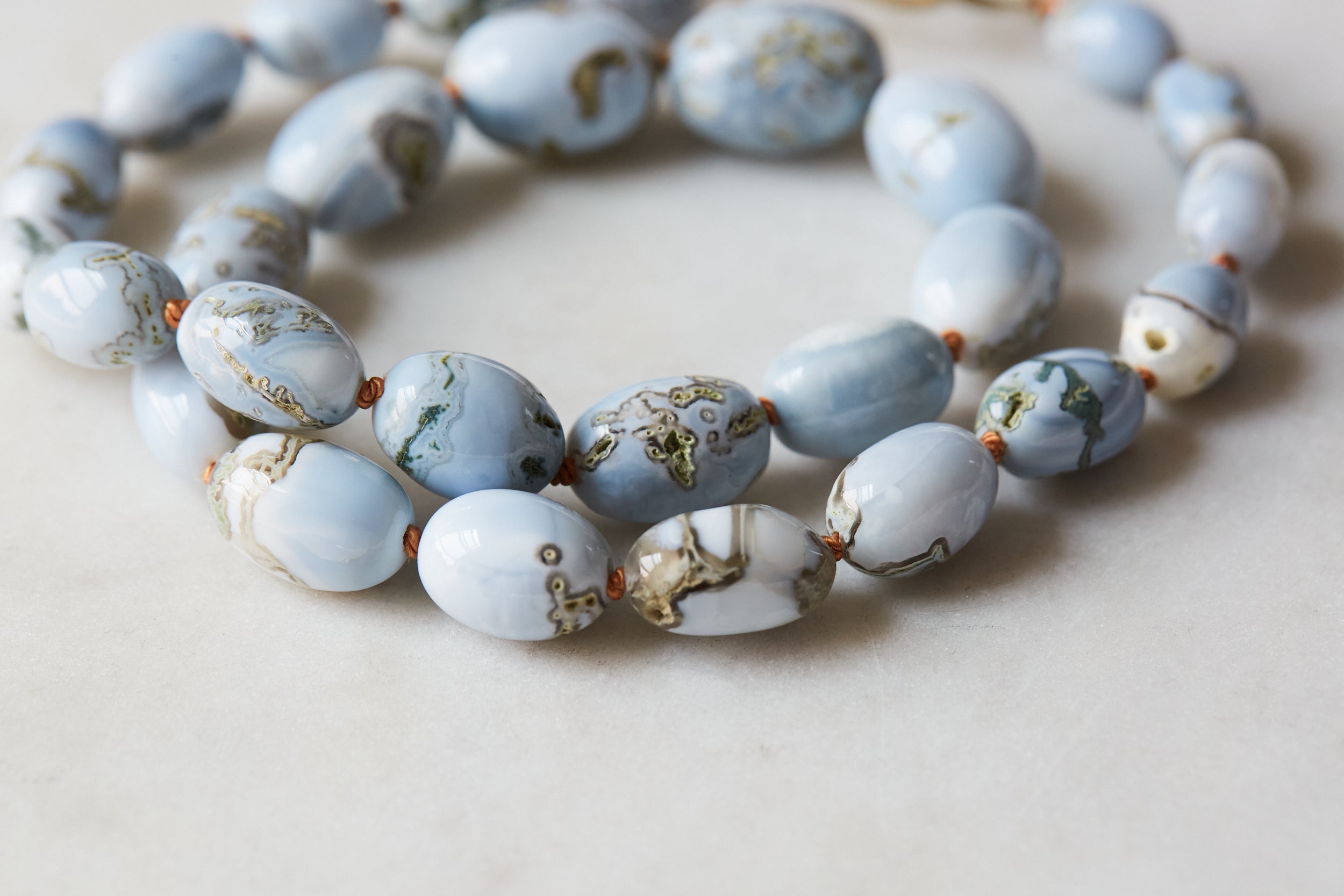 Night Shining Cloud Opal Ruthie B. Necklace