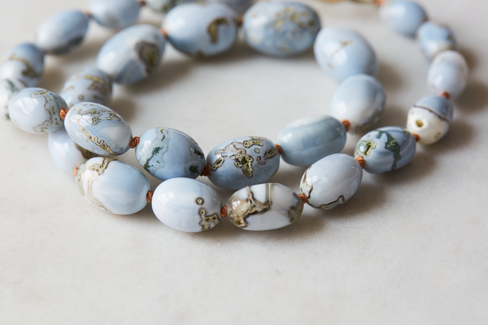 Night Shining Cloud Opal Ruthie B. Necklace
