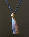 Chiaroscuro Raw Opal Cameo Necklace