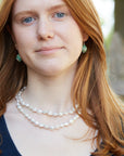 Evening Star Pearl Ruthie B. Necklace with Barnacles