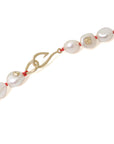 Sea Petal Pearl Ruthie B. Necklace with Barnacles