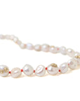 Sea Petal Pearl Ruthie B. Necklace with Barnacles