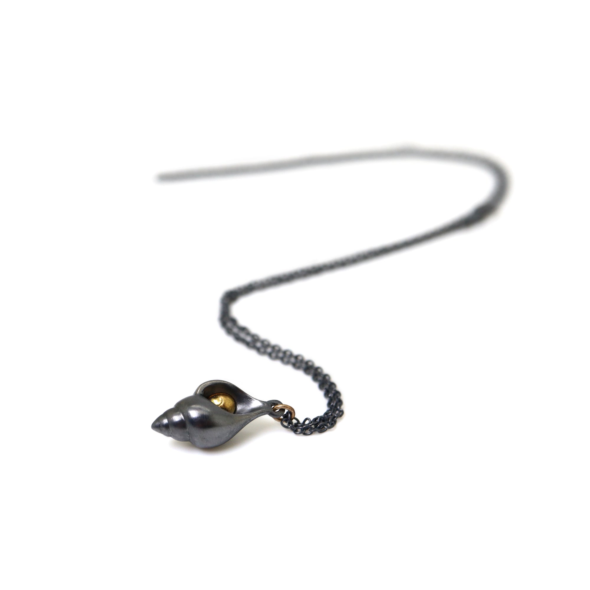 Hermit Crab Cameo Necklace