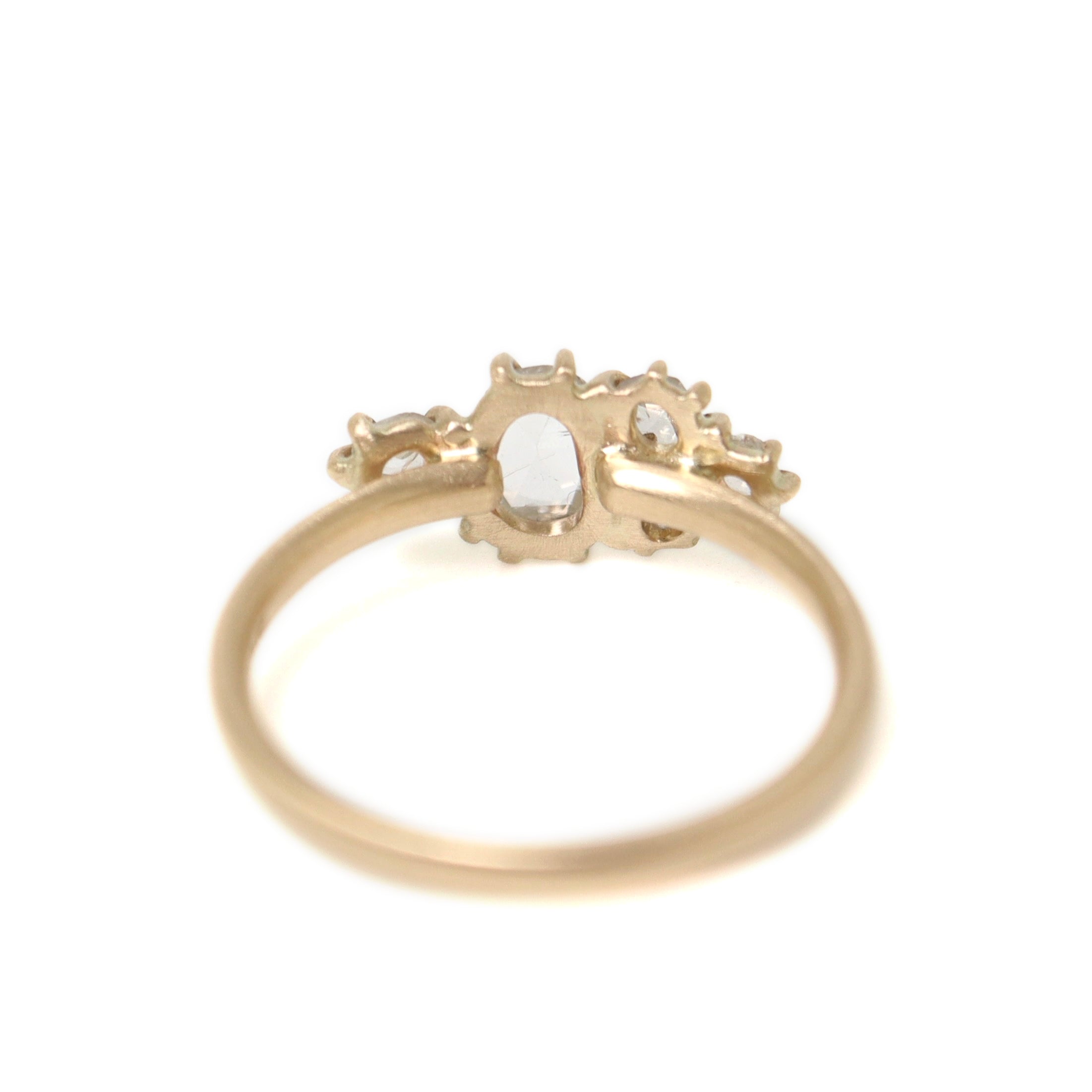Ever After rose cut diamonds vanity ring by Hannah Blount
