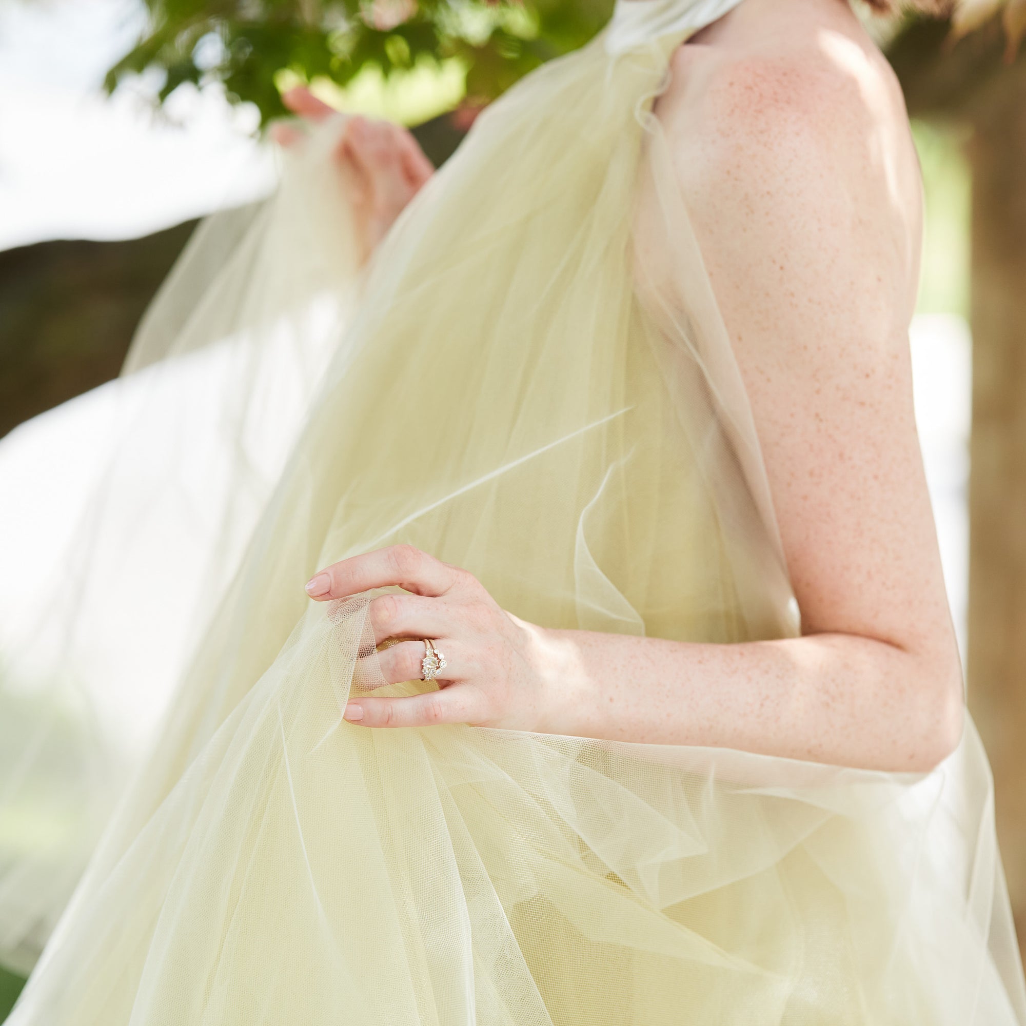 Ever After rose cut diamonds vanity ring by Hannah Blount