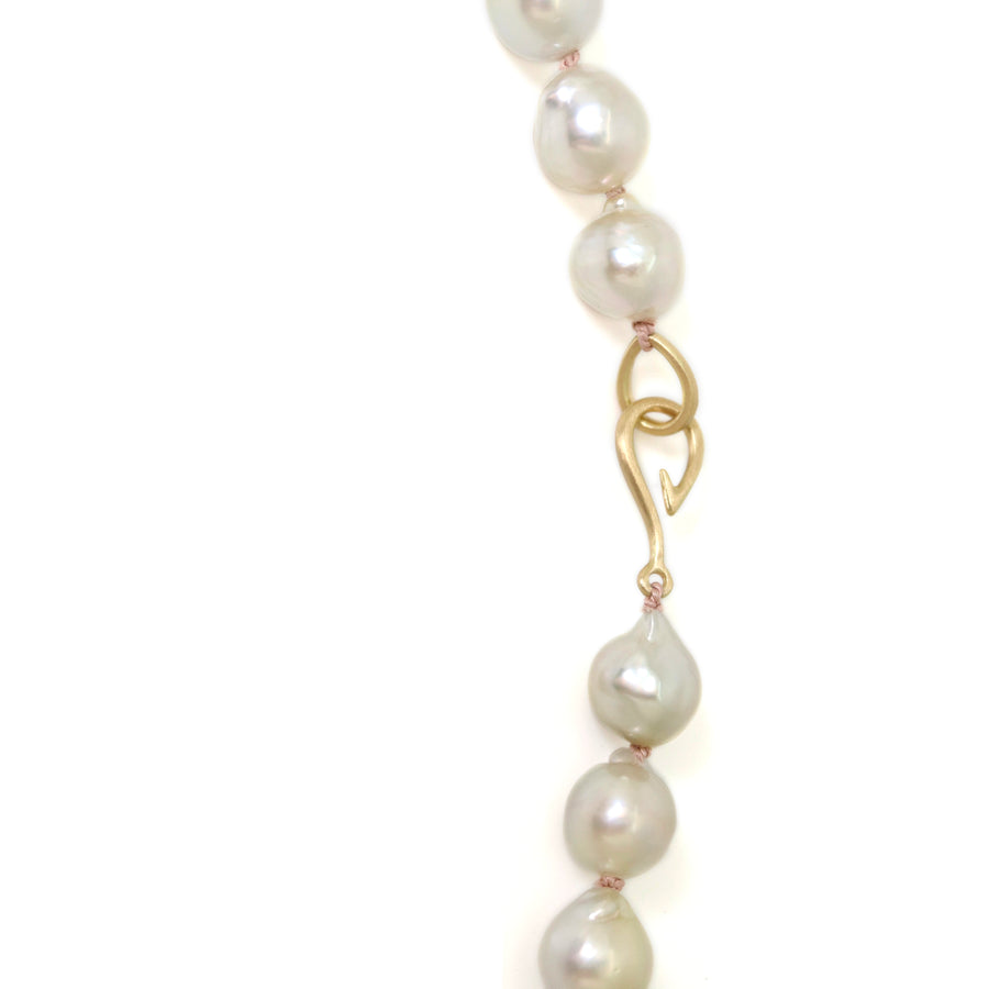 Portal of Pearls Ruthie B. Necklace with Barnacles