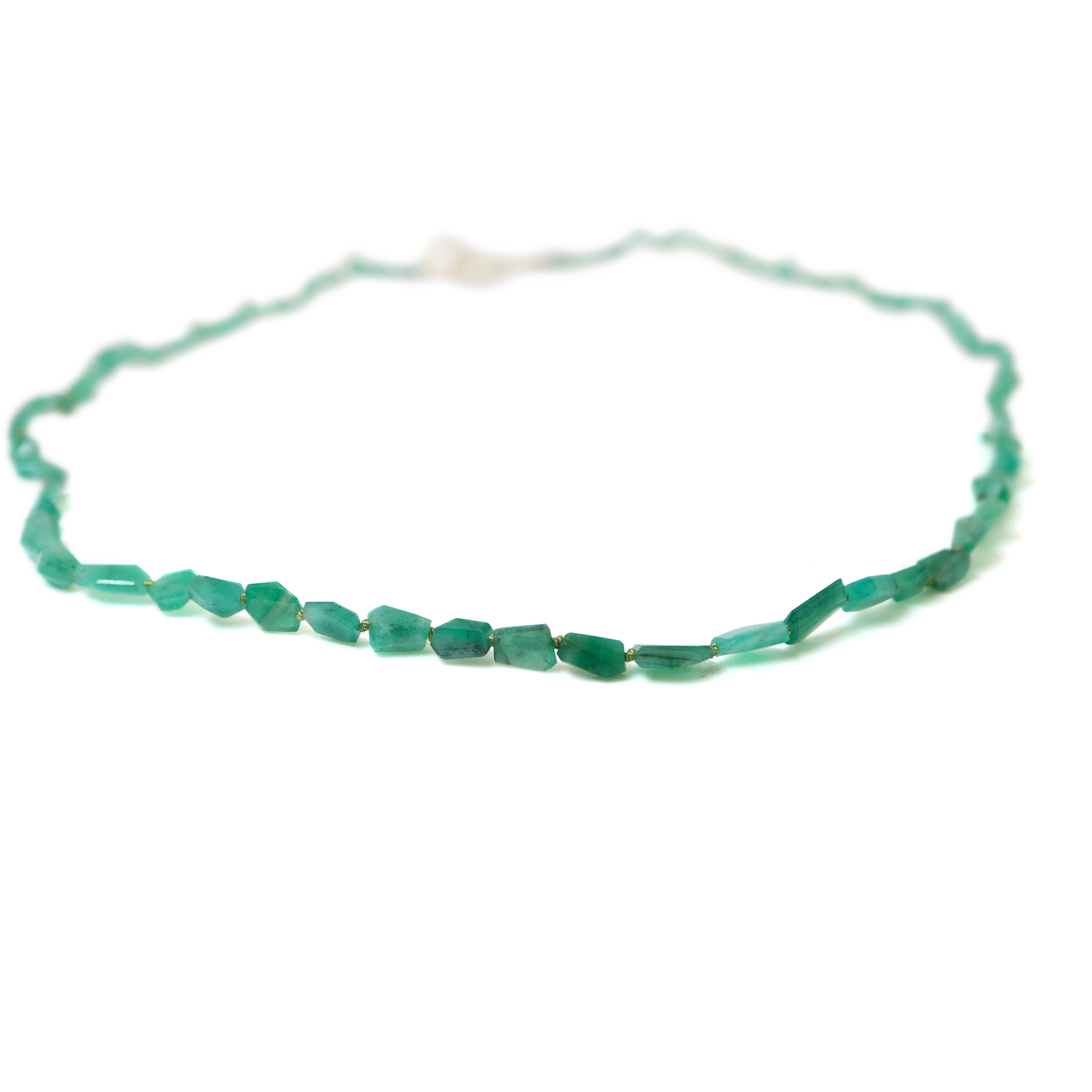 Shades of Spring Emerald Ruthie B. Necklace