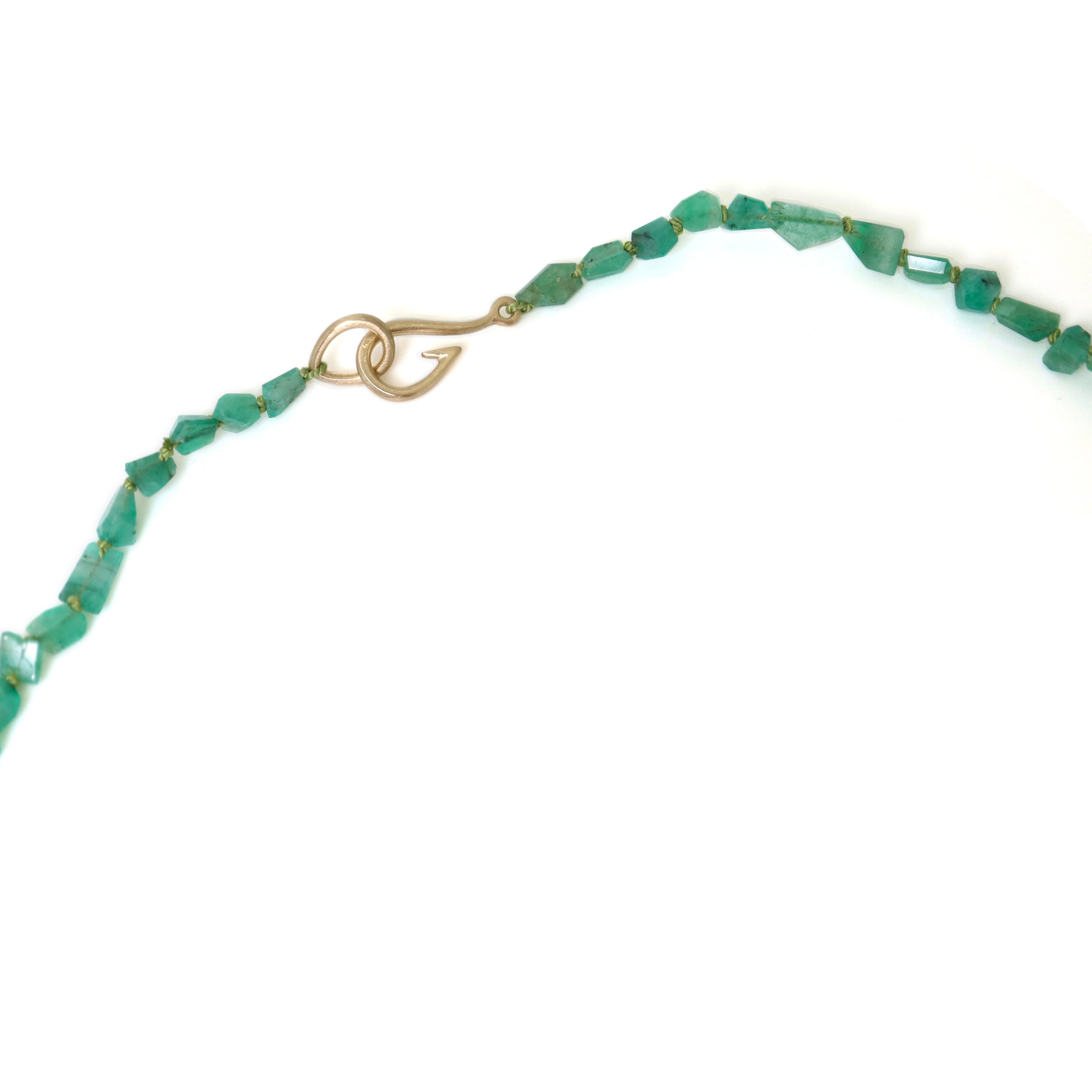 Shades of Spring Emerald Ruthie B. Necklace
