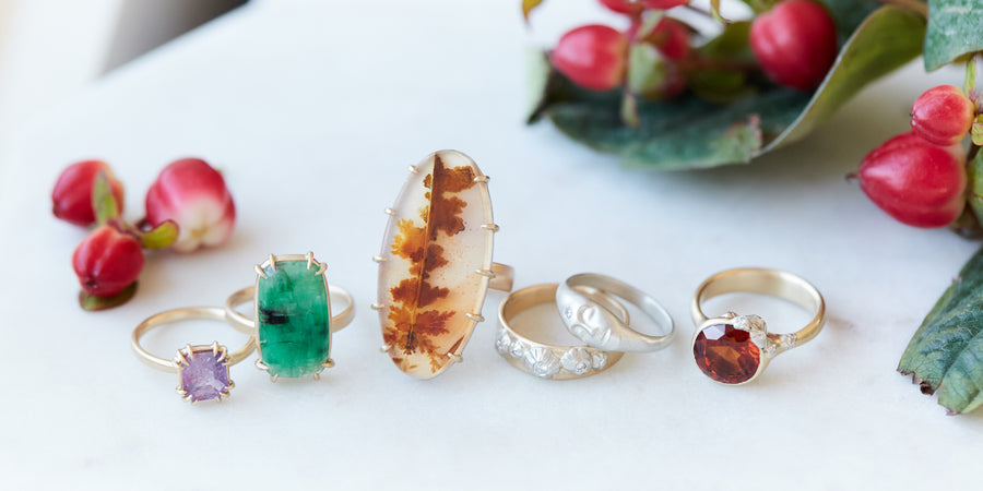 Rings by Hannah Blount Jewelry
