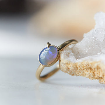 Opal vanity ring by Hannah Blount