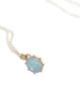 Opal vanity necklace by Hannah Blount