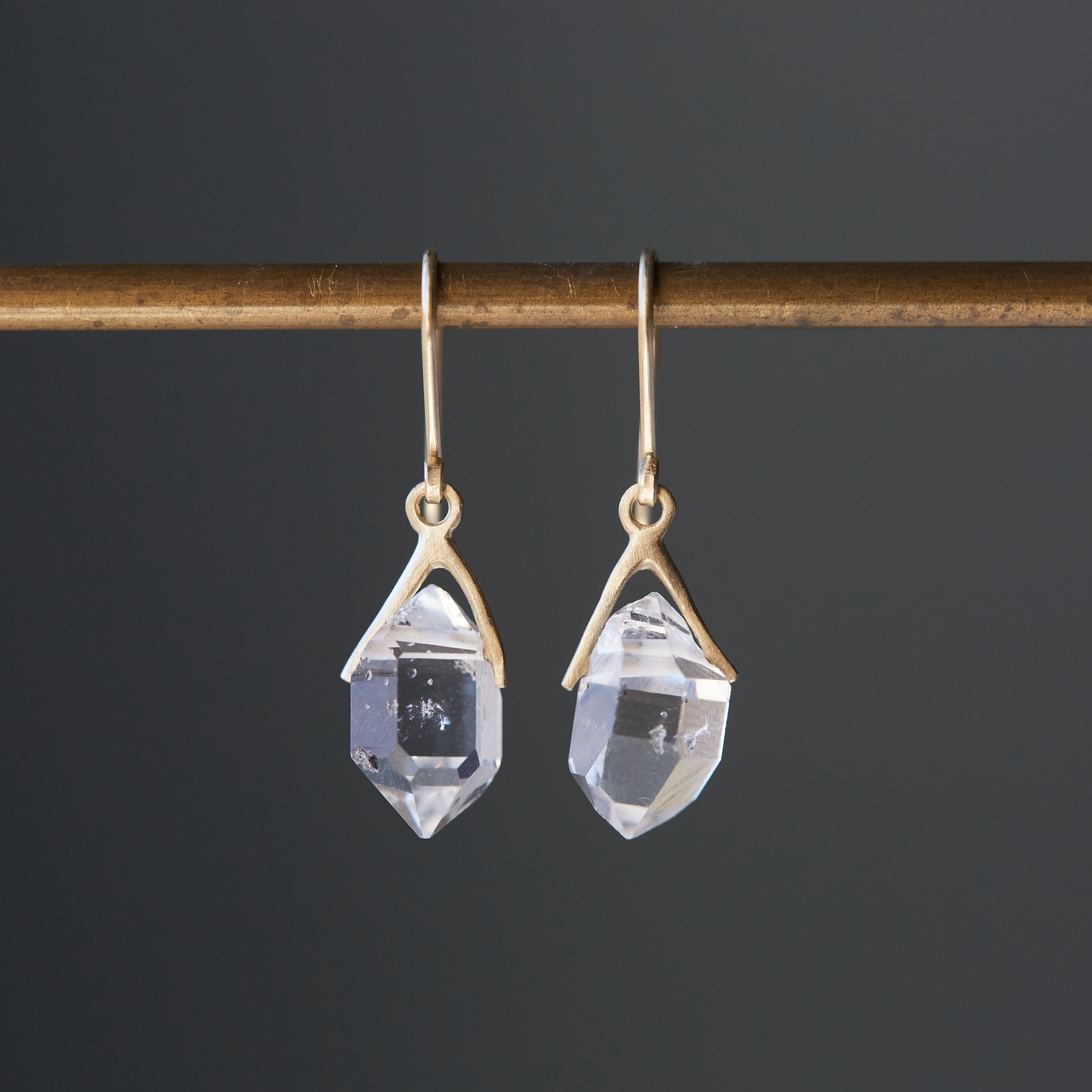 Handcrafted Sticks and Stones Herkimer Quartz Earrings – Hannah Blount ...