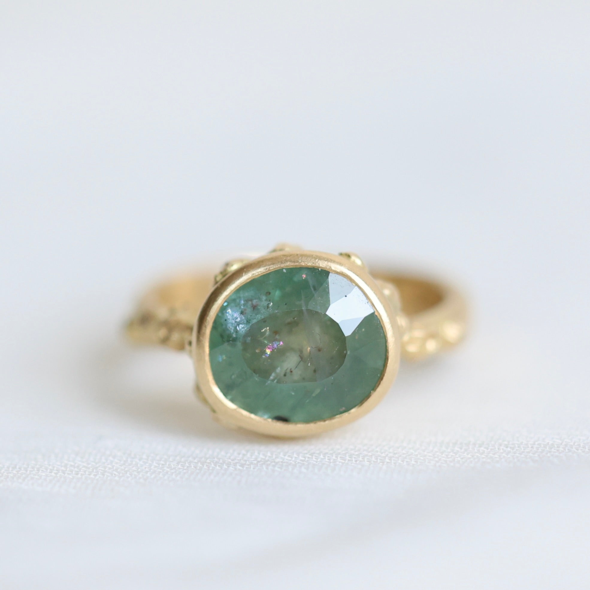 Saltwater Montana Sapphire Ruthie B. Ring