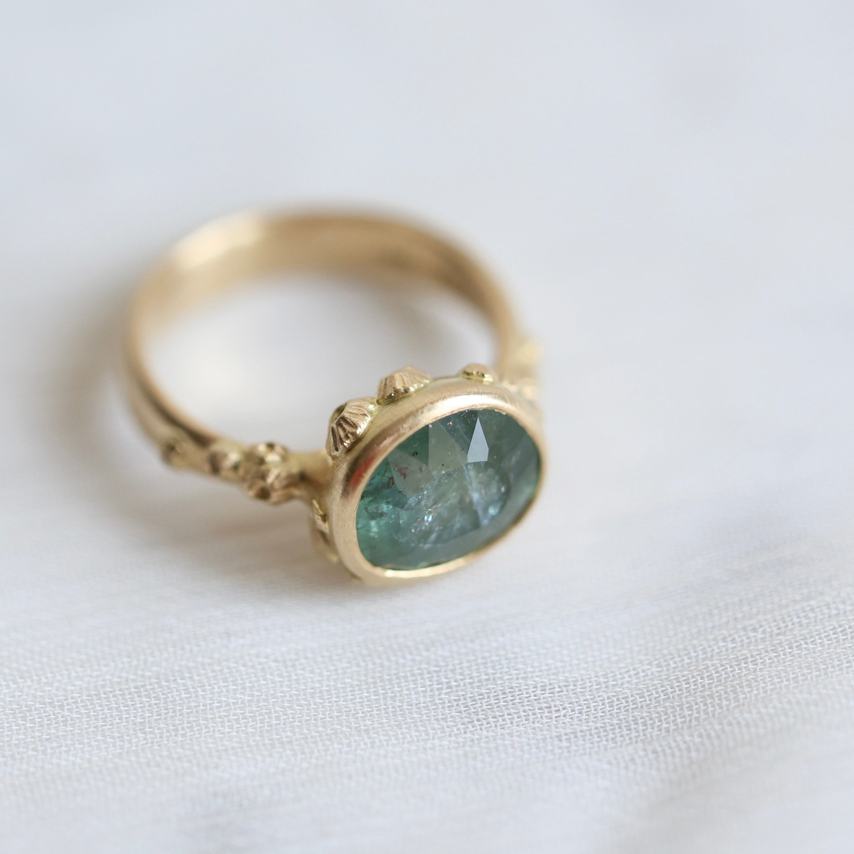 Saltwater Montana Sapphire Ruthie B. Ring