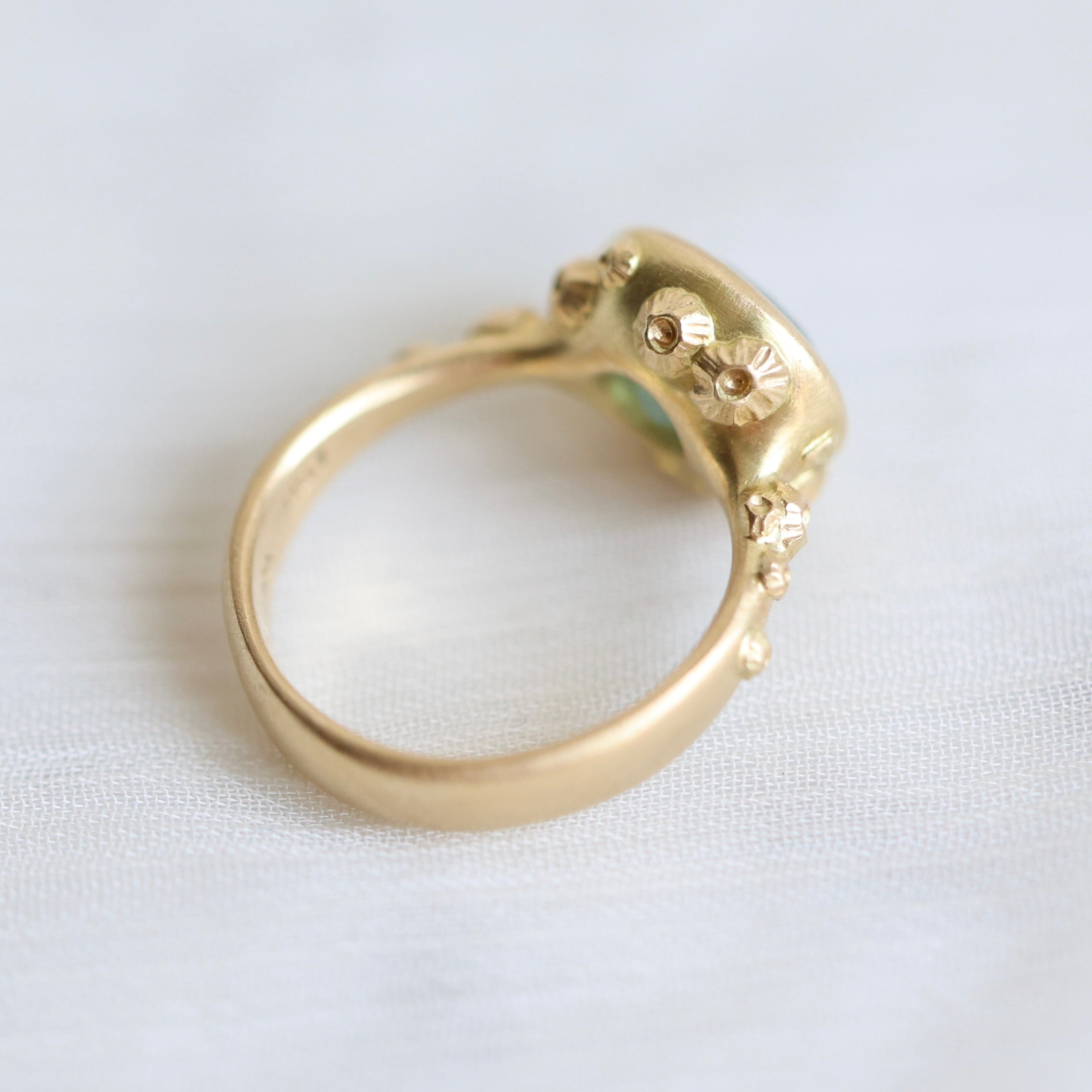 Saltwater Montana Sapphire Ruthie B. Ring