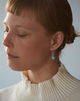 Turquoise vanity earrings by Hannah Blount