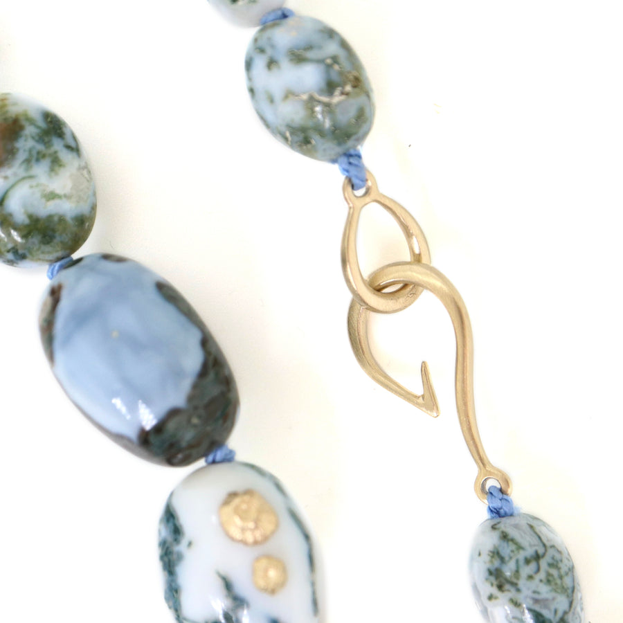 Ondine Opal Ruthie B. Necklace with Barnacles