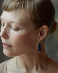 19.5ct petrified palm wood Vanity earrings by Hannah Blount