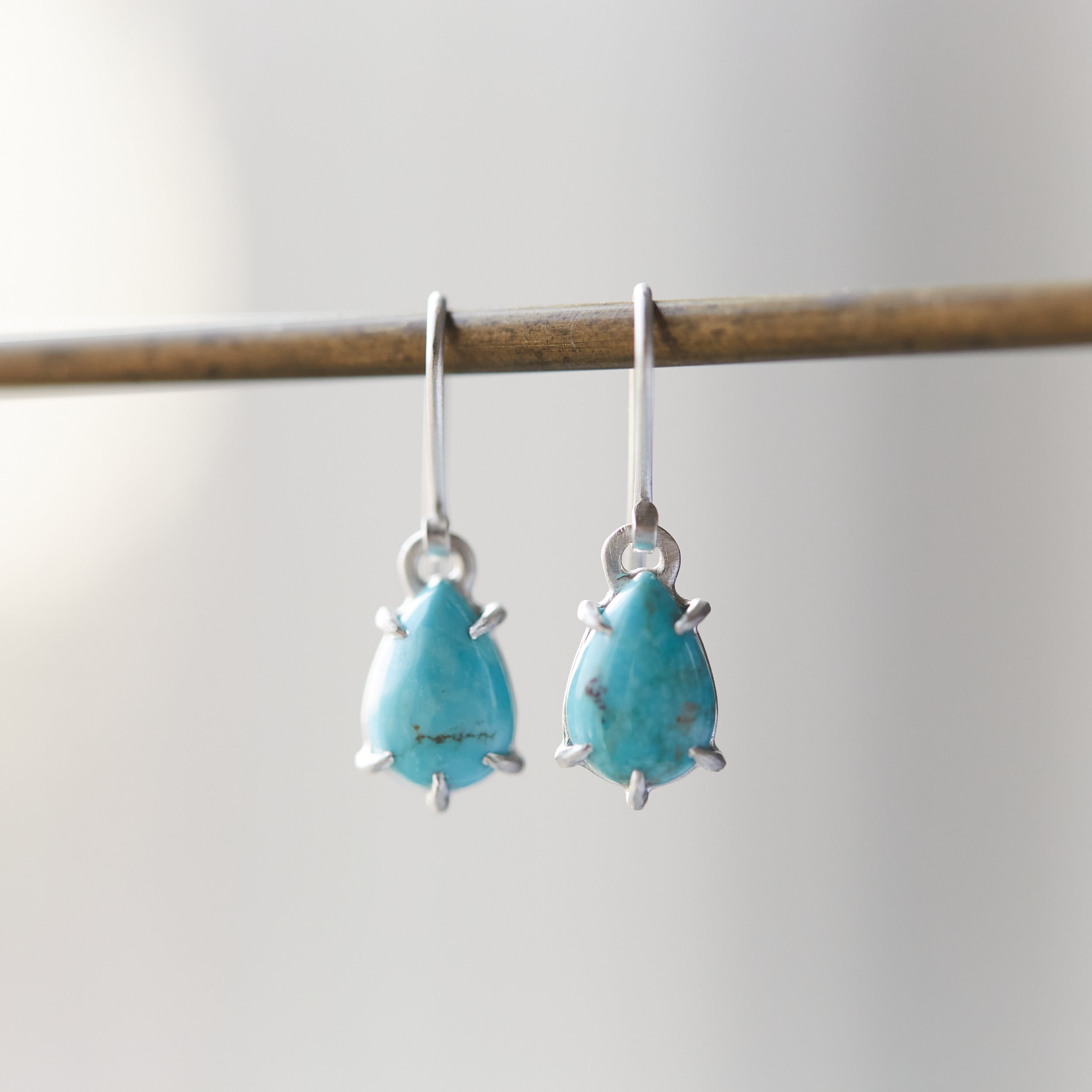 Turquoise earrings by Hannah Blount