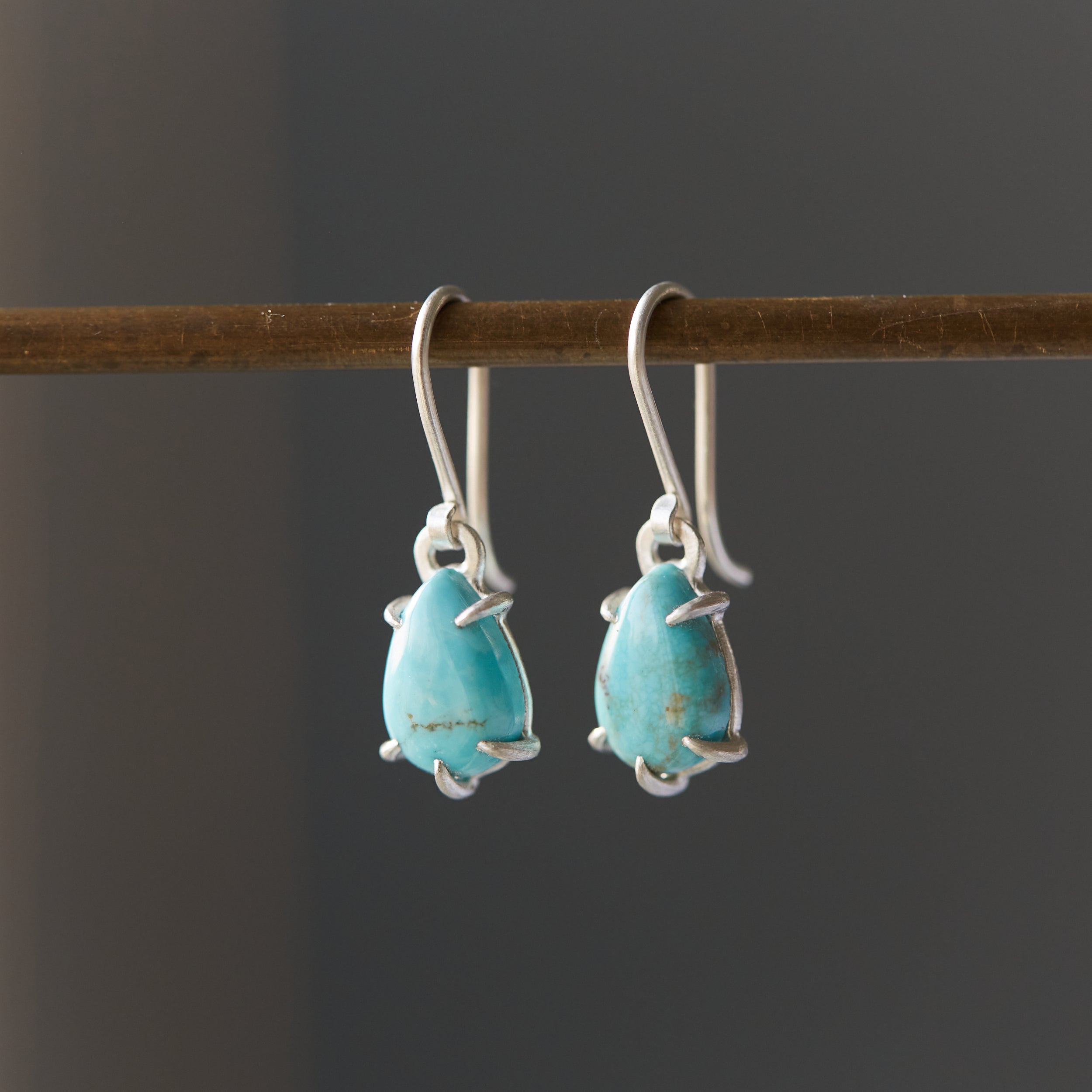 Turquoise earrings by Hannah Blount