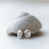 Silver cameo studs by Hannah Blount