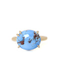 2.9ct Kazakhstan turquoise vanity ring by Hannah Blount