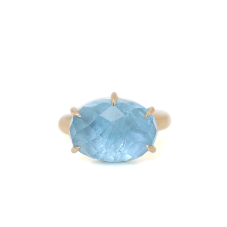 6.1ct aquamarine vanity ring by Hannah Blount