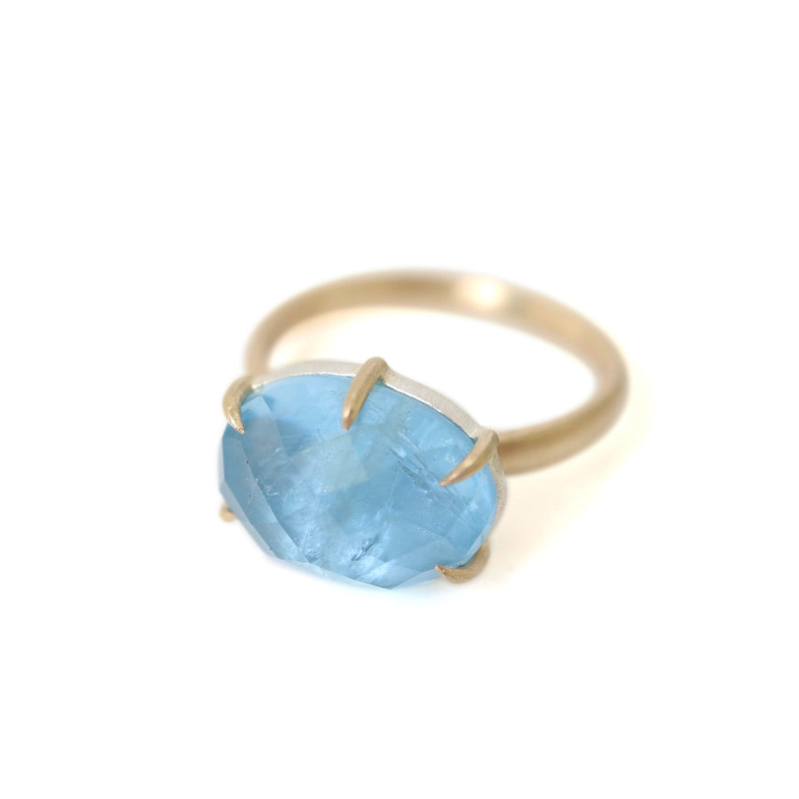 6.1ct aquamarine vanity ring by Hannah Blount