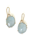 Aquamarine vanity earrings by Hannah Blount