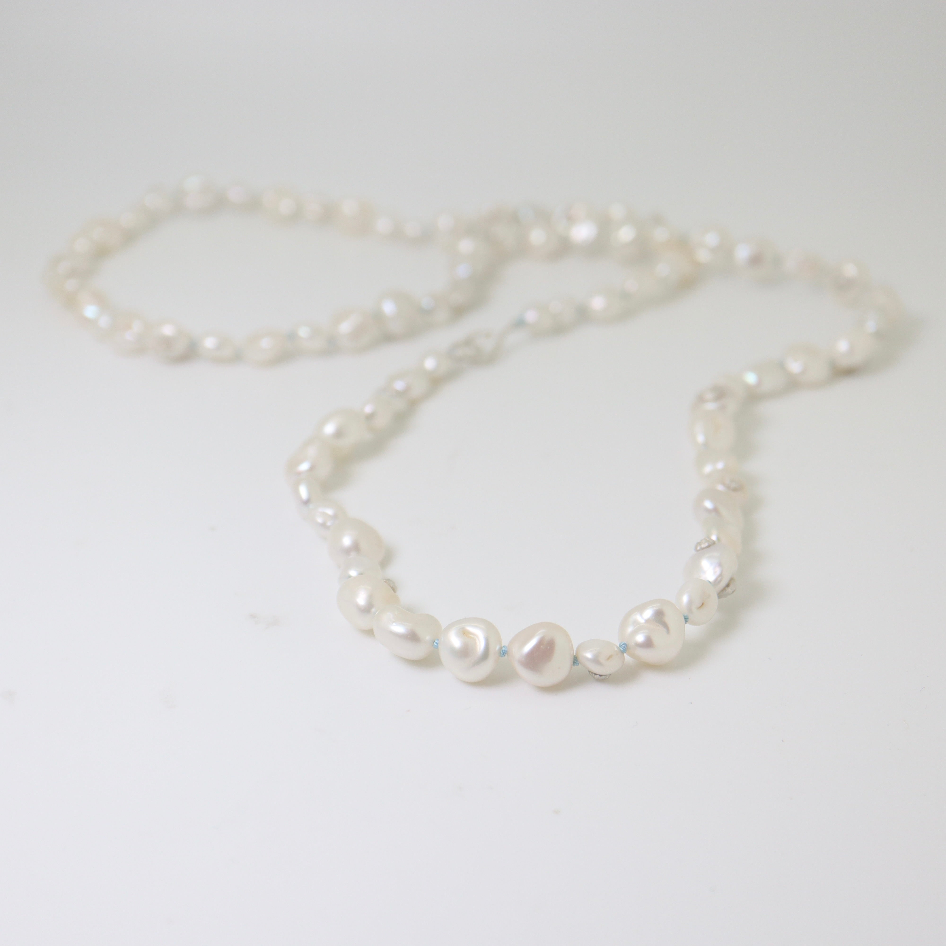 Evening Star Pearl Ruthie B. Necklace with Barnacles