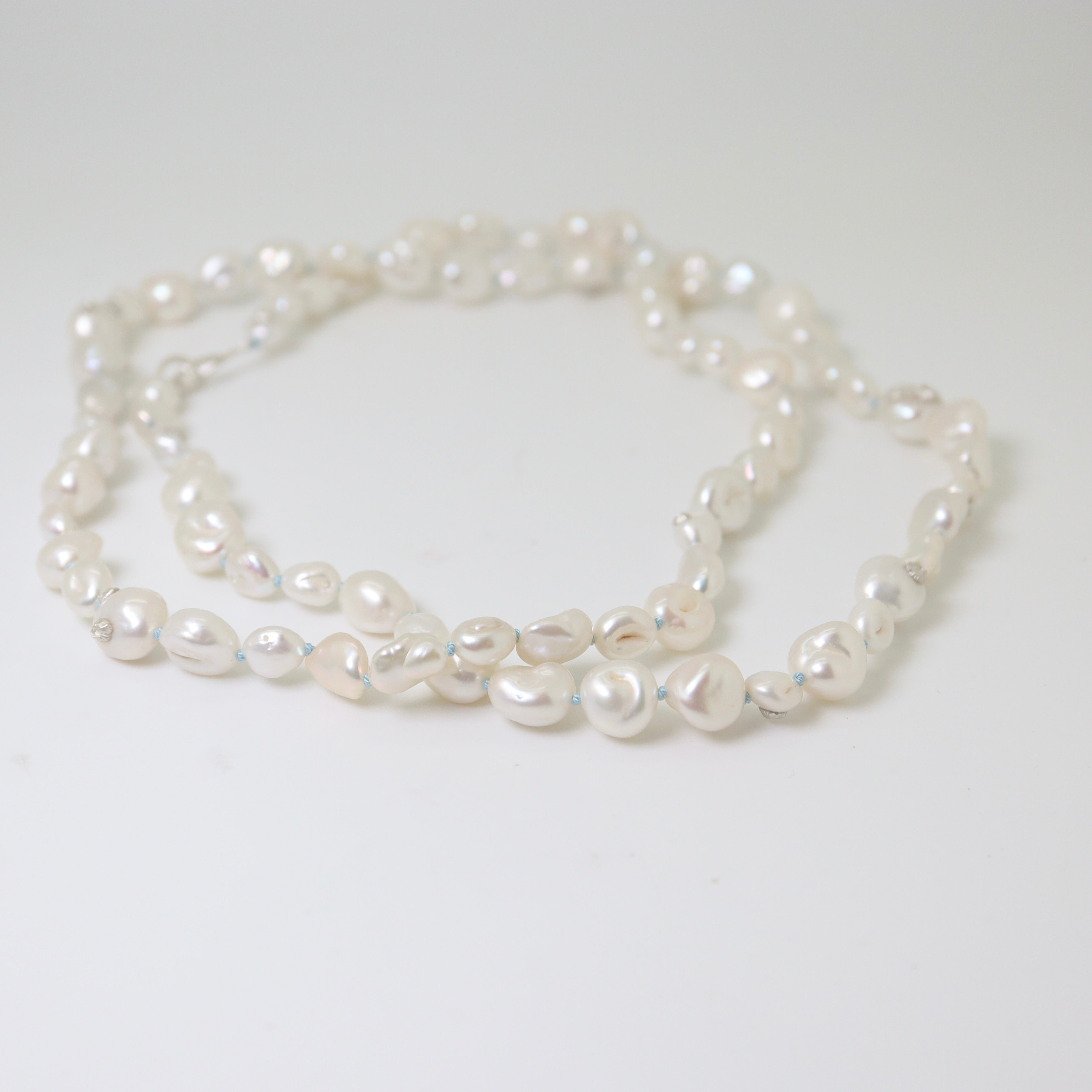 Evening Star Pearl Ruthie B. Necklace with Barnacles