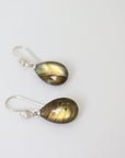 Sandstorm Labradorite Cameo Figurehead Earrings