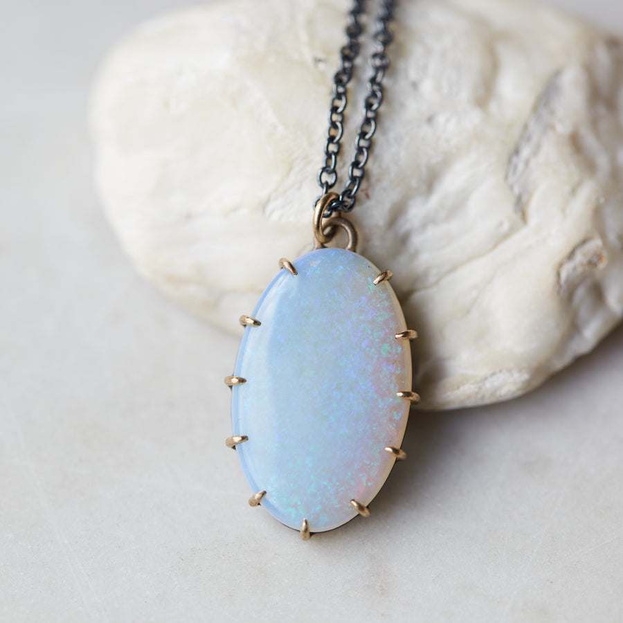 Lunar Opal Vanity Necklace by Hannah Blount