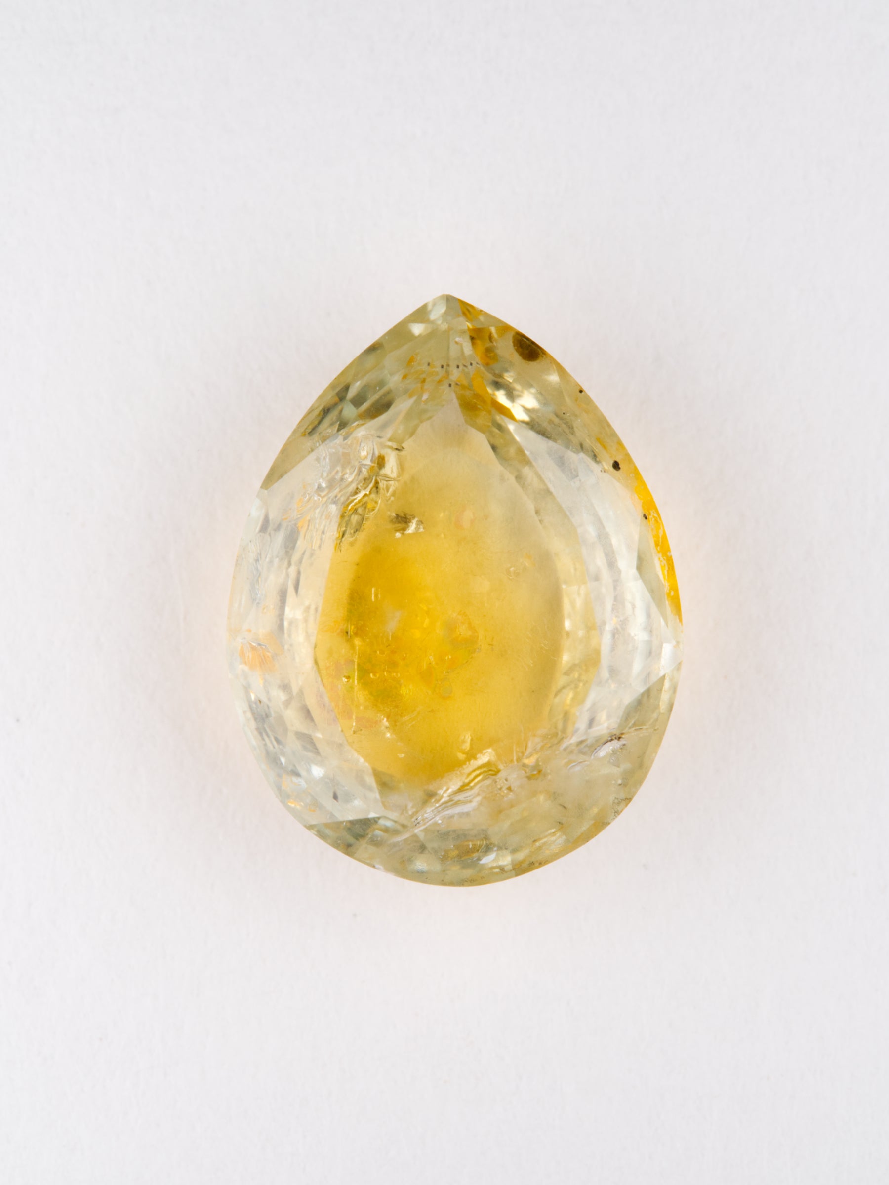 2.385ct Yellow Montana Sapphire
