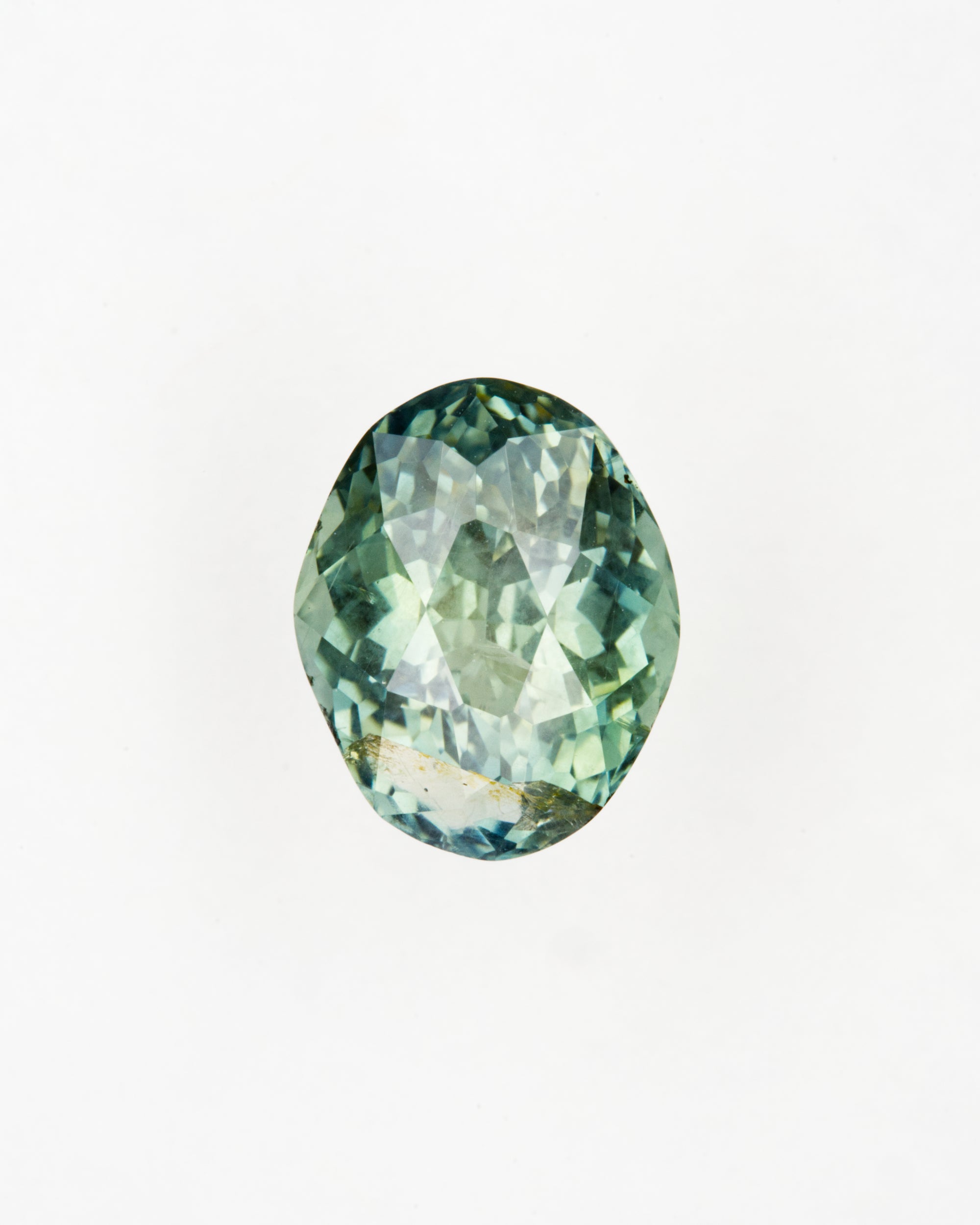 3.025ct Green Montana Sapphire