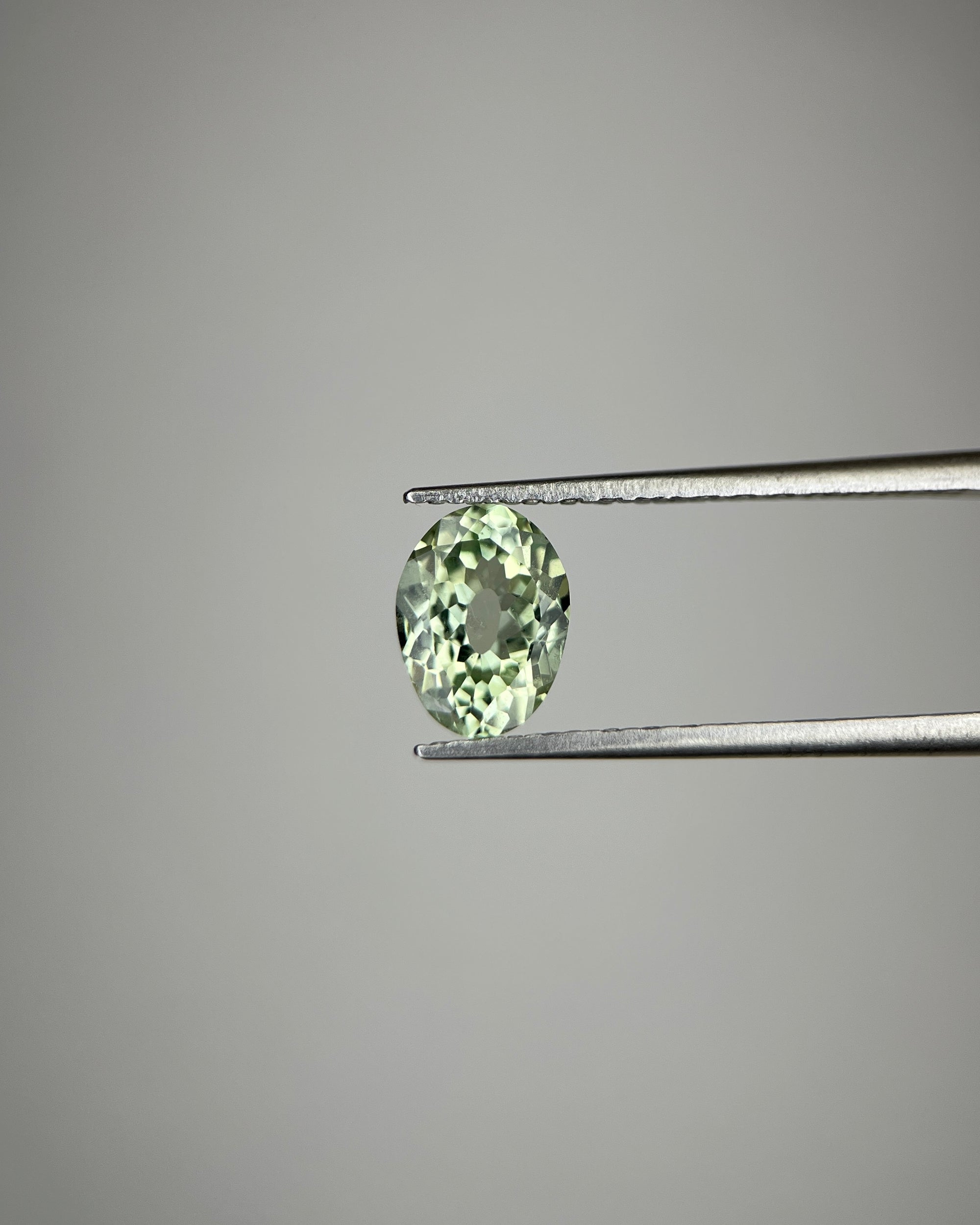 3.025ct Green Montana Sapphire