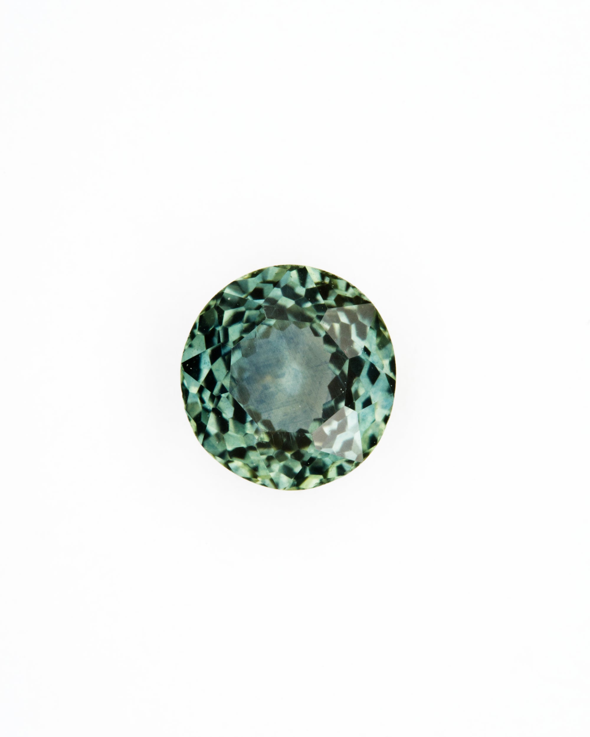 1.04ct green-blue Montana Sapphire