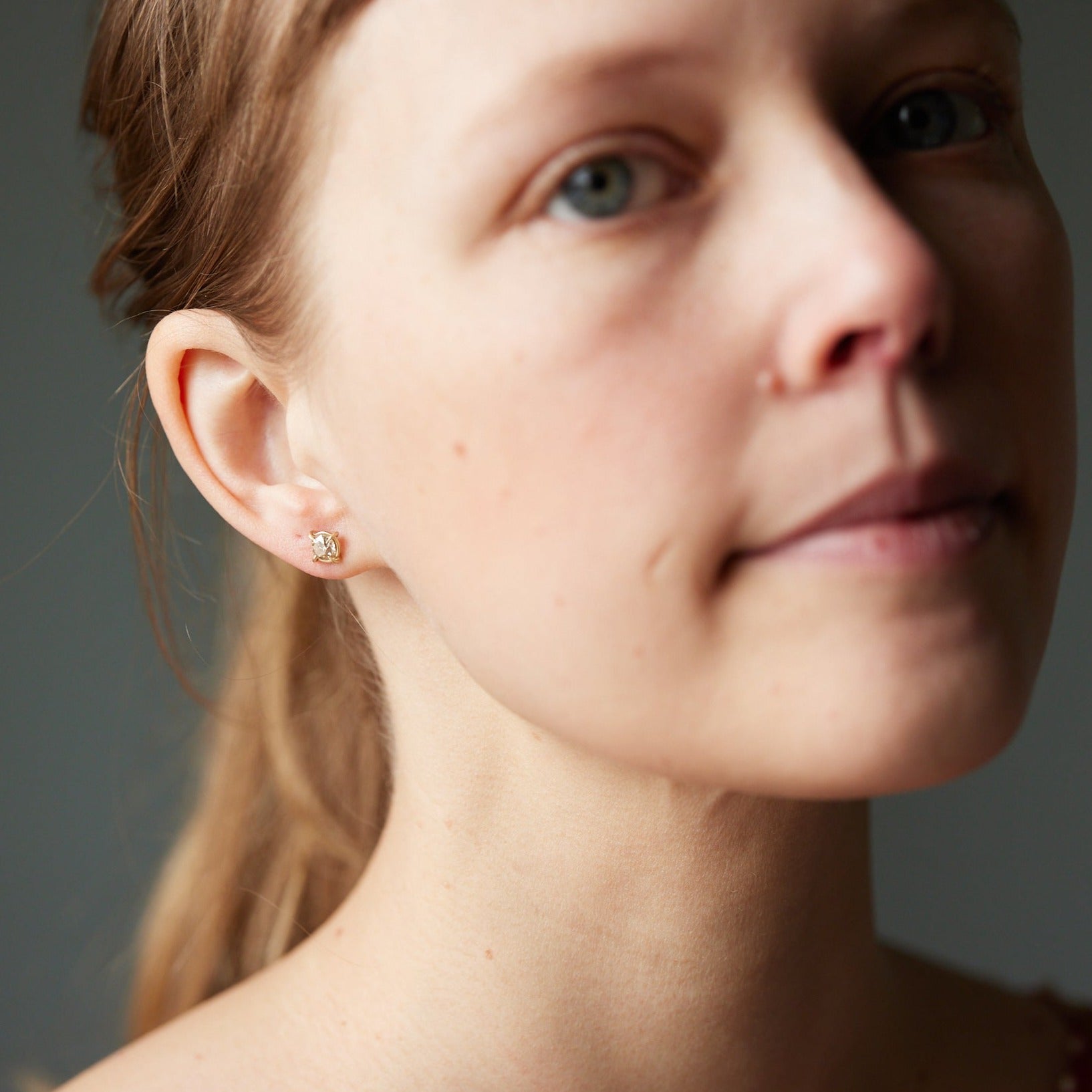 Diamond Vanity Studs by Hannah Blount