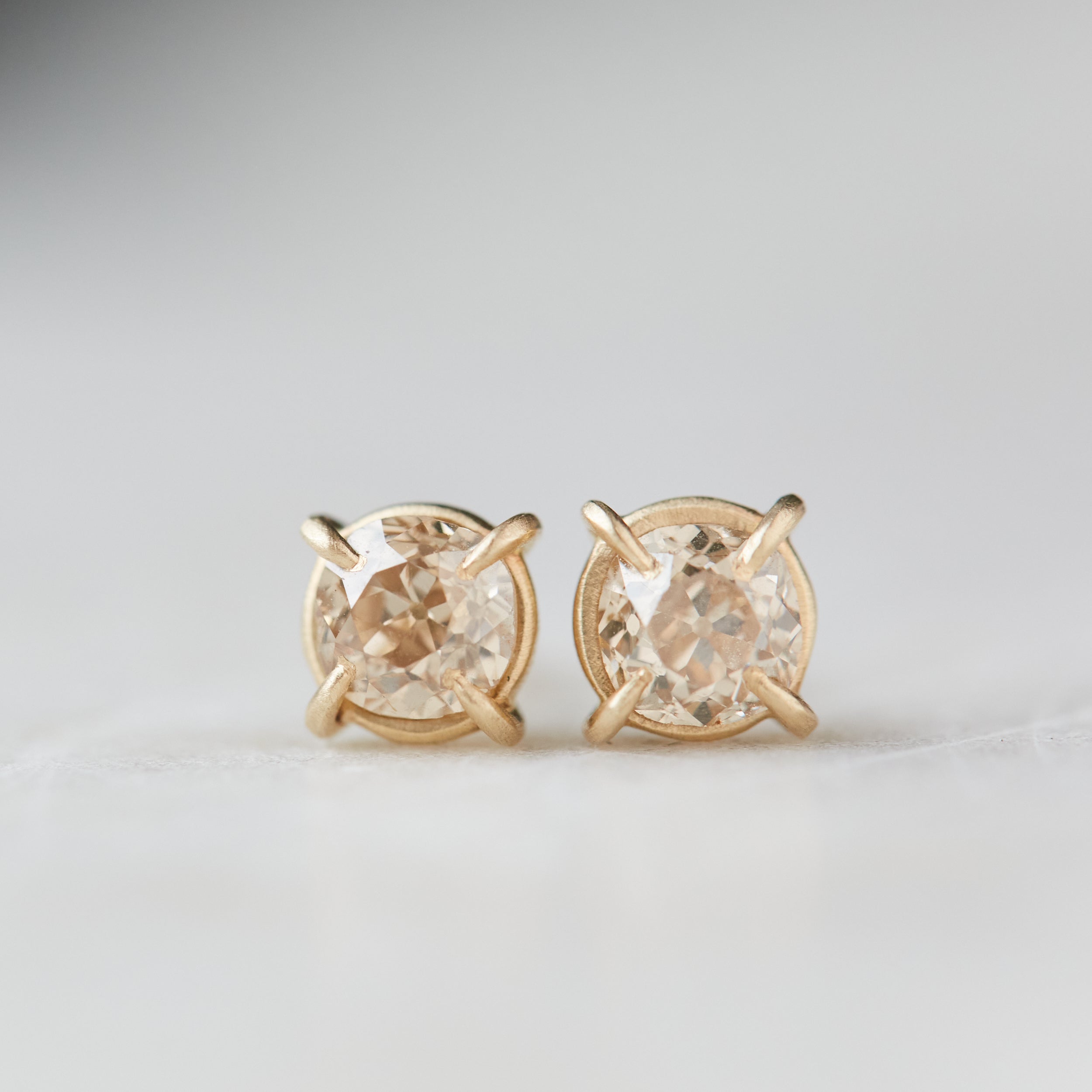 Diamond Vanity Studs by Hannah Blount