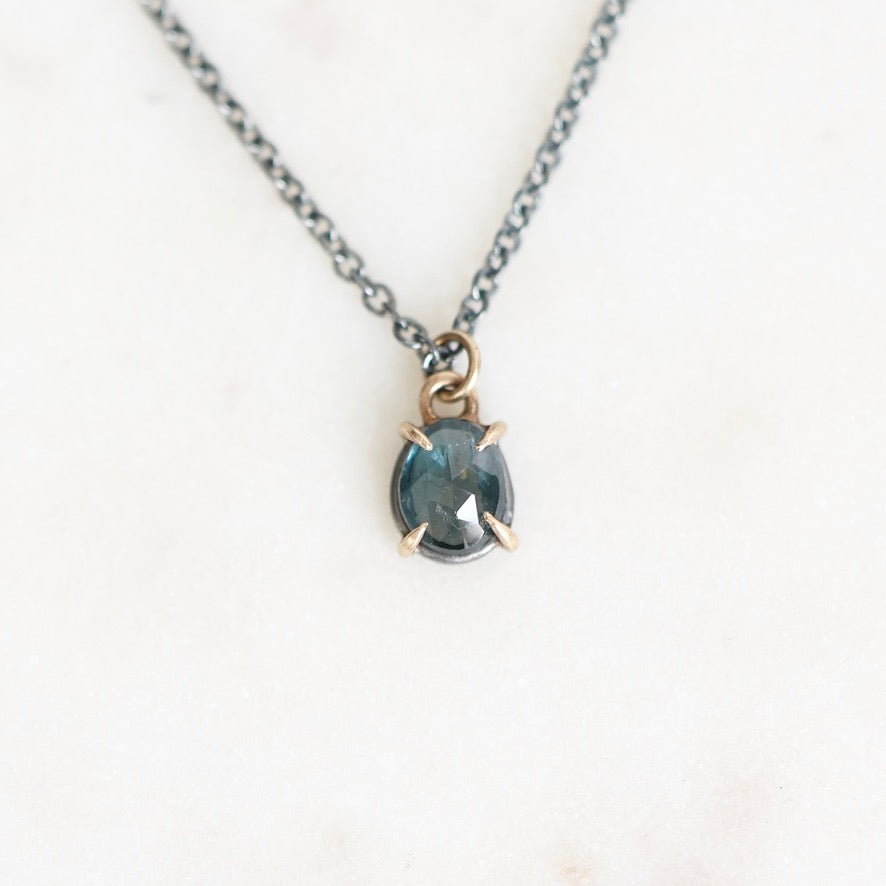 Blue stone pendant 