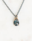Blue stone pendant 