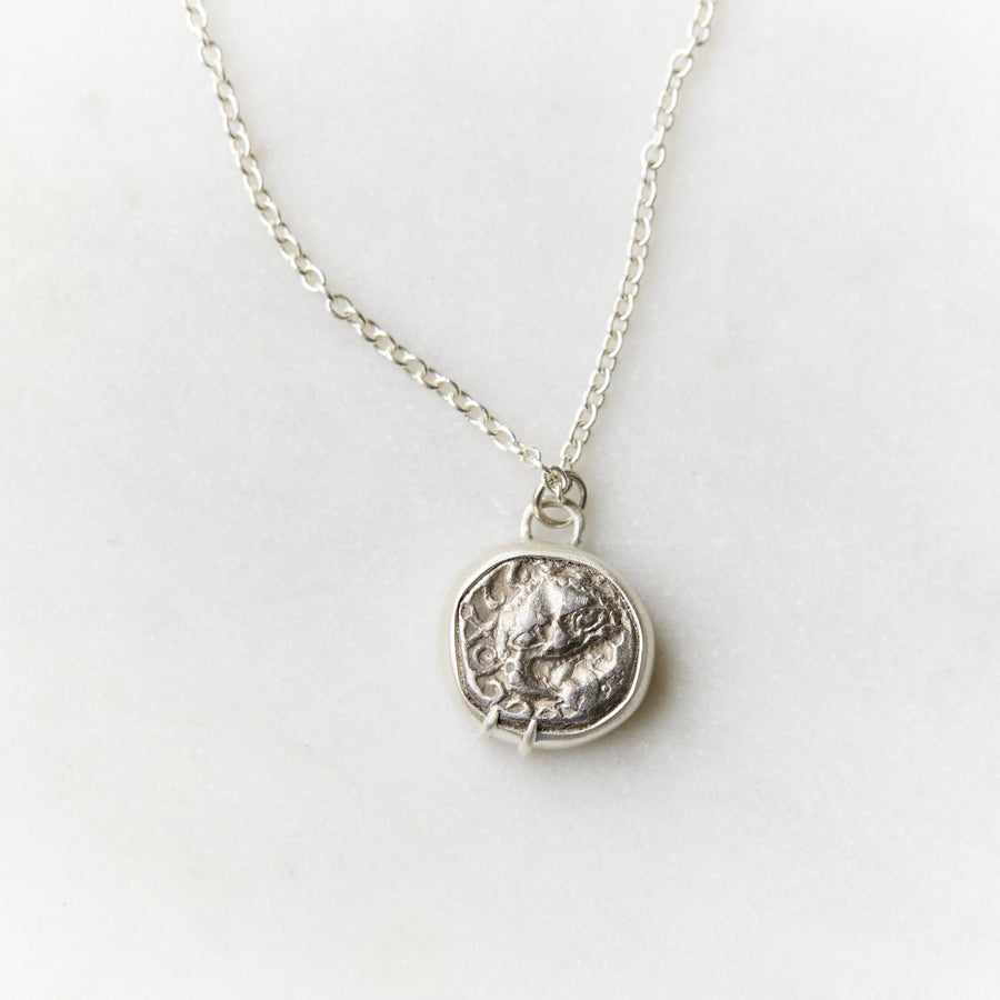 Ancient Medusa Coin Necklace - Hannah Blount